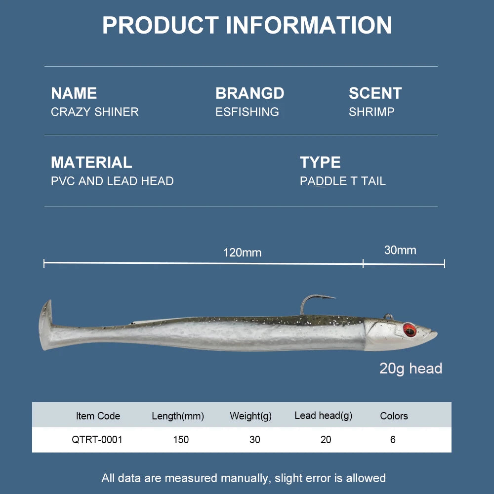 Crazy Sea eel Shad 150mm