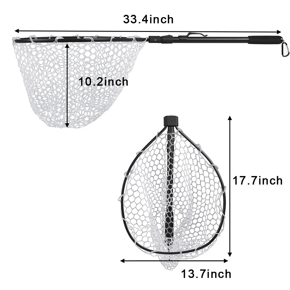 Epuisette pliable nylon