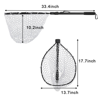 Epuisette pliable nylon