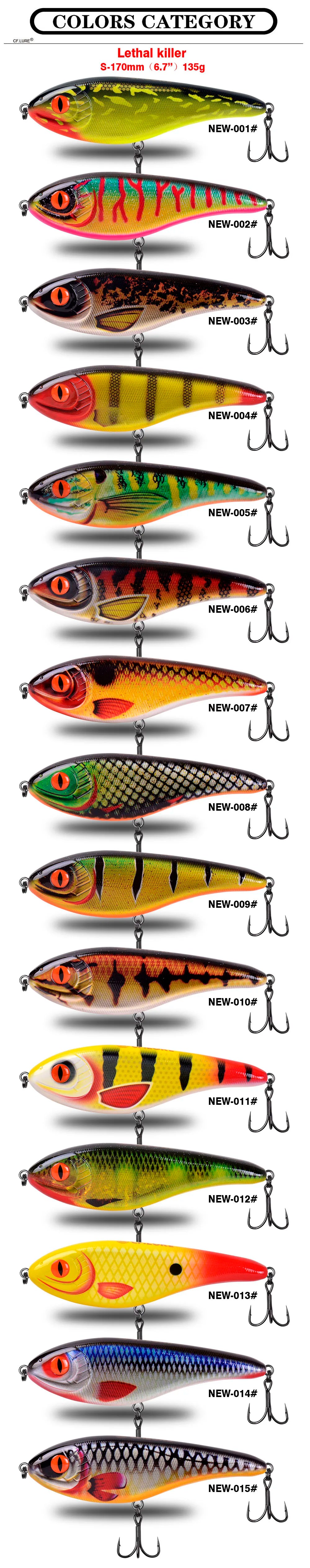 Lipless Jerkbait 170mm