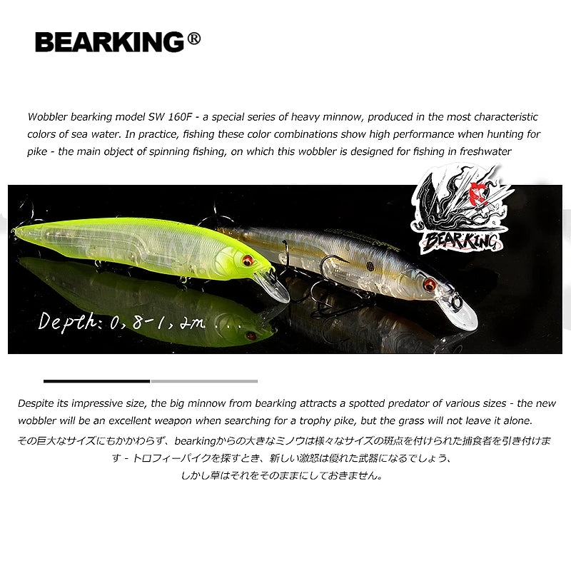 Jerkbait flottant 160mm