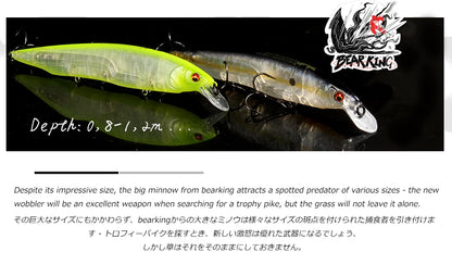 Jerkbait flottant 160mm