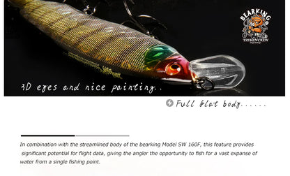 Jerkbait flottant 160mm