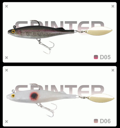 Spinter Shad à palette 140mm 205mm