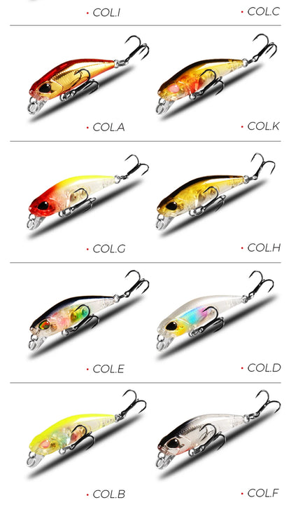 Lot de 5 jerkbaits coulants