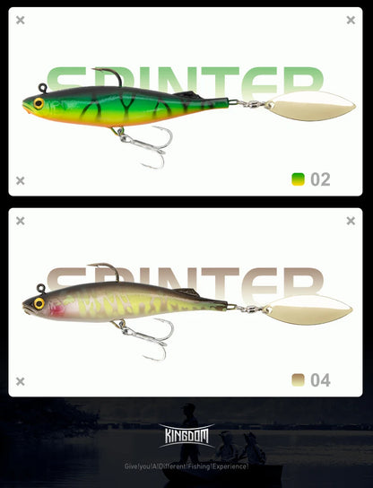 Spinter Shad à palette 140mm 205mm