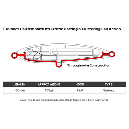 Sardine Stickbait 165mm - 105g