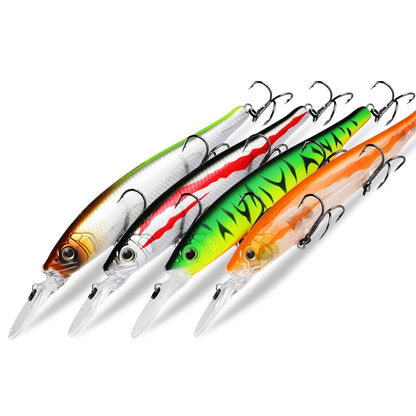 Lot de 4 jerkbaits