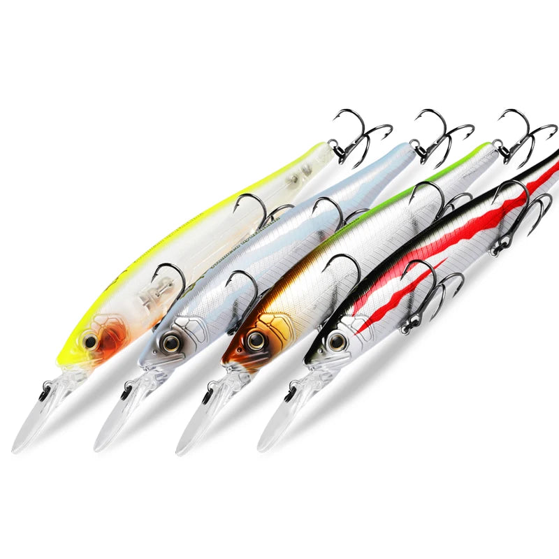 Lot de 4 jerkbaits