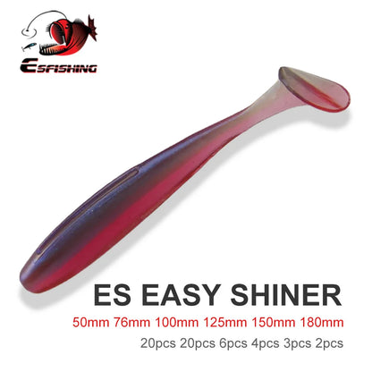 ES Easy Shiner T-tail 50mm 76mm 100mm 125mm 150mm 180mm