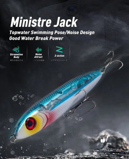 Stickbait coulant Ministre Jack