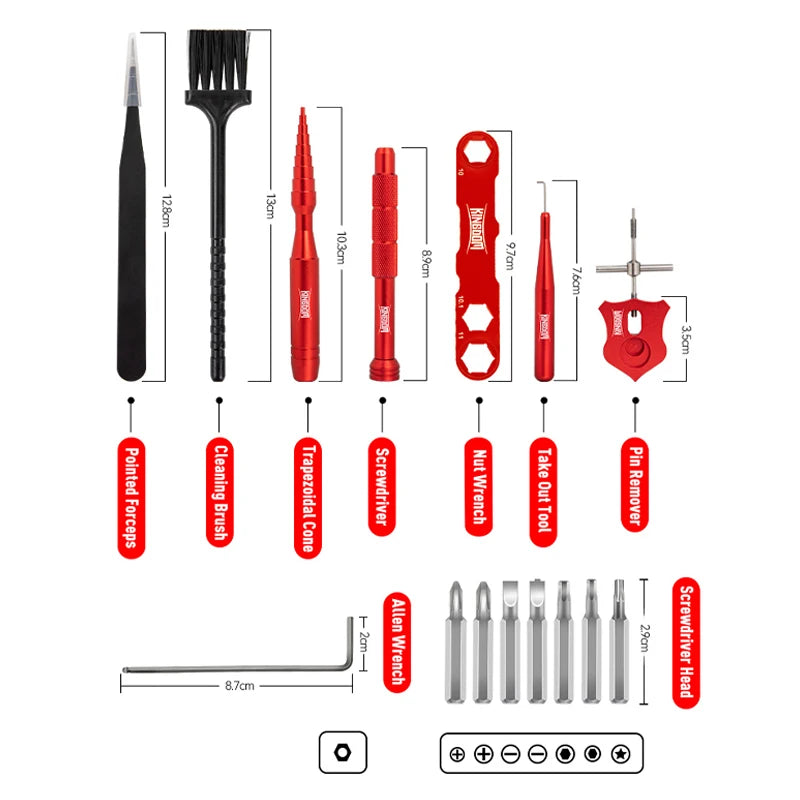 Kit d'entretien/réparation de moulinets