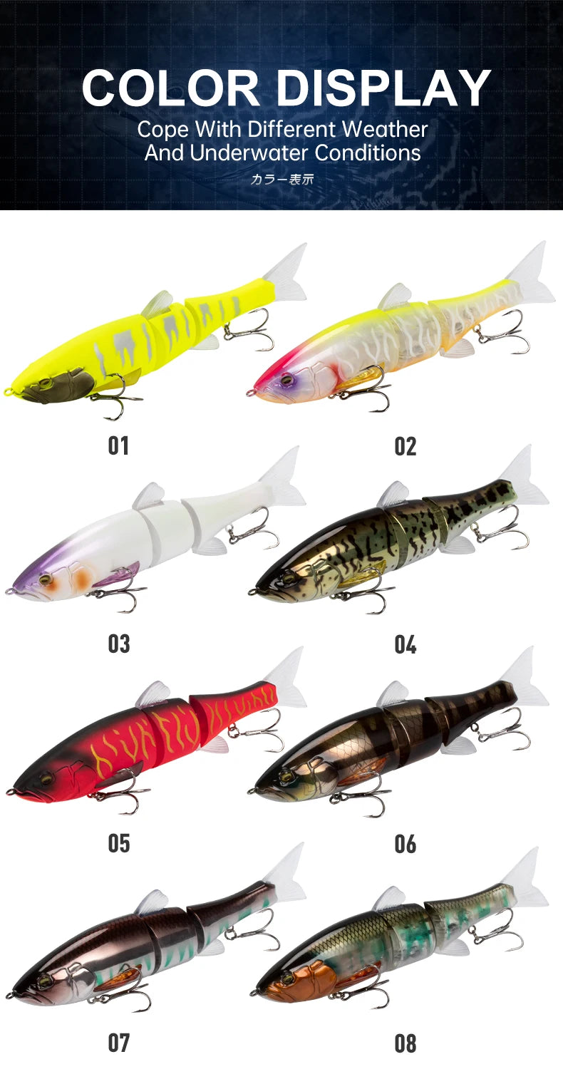 Jerkbait articulé Dowz Swimmer