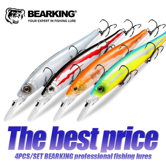 Lot de 4 jerkbaits